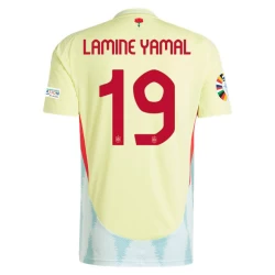 Lamine Yamal #19 Spanien Fußballtrikot EM 2024 Auswärtstrikot Herren